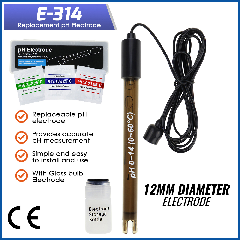 Ph Meter Digital Water Tester - Sonde de connecteur pour aquarium hydroponique,
